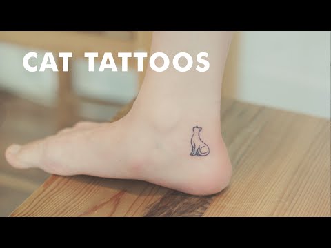 20 красивых татуировок кошек. Специально для любителей кошек!