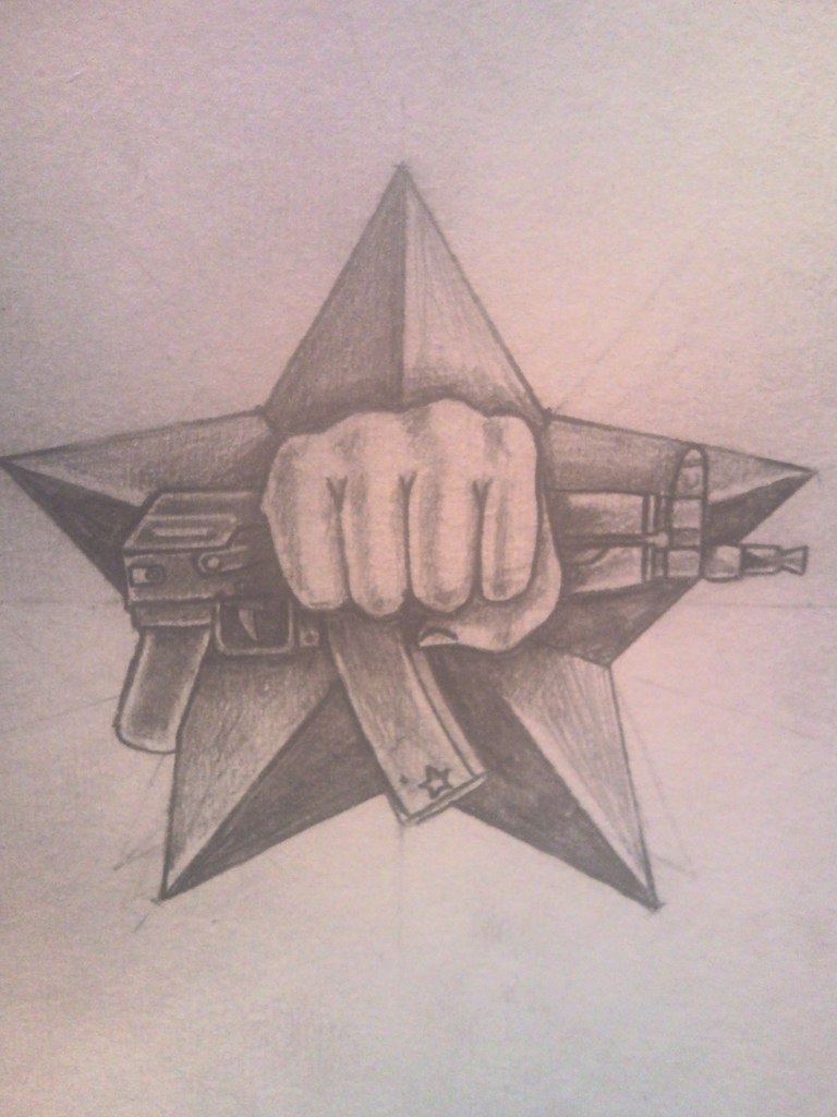 Эскиз татуировки на тему «Спецназ»
