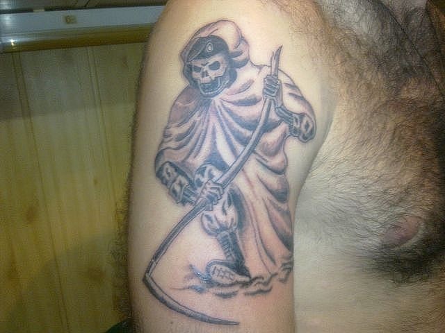 Татуировка с изображением смерти